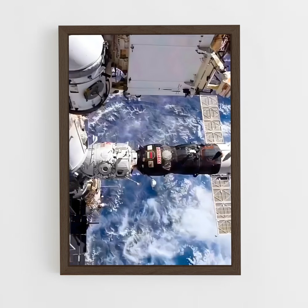 Poster Station Spatiale Internationale Éthéré – affiche Astronomie (vue 5)